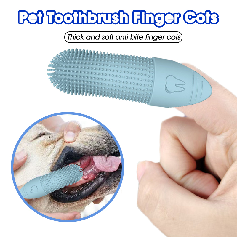 Dog Muzzle Silicone - Zestaw szczoteczek do zębów dla psów