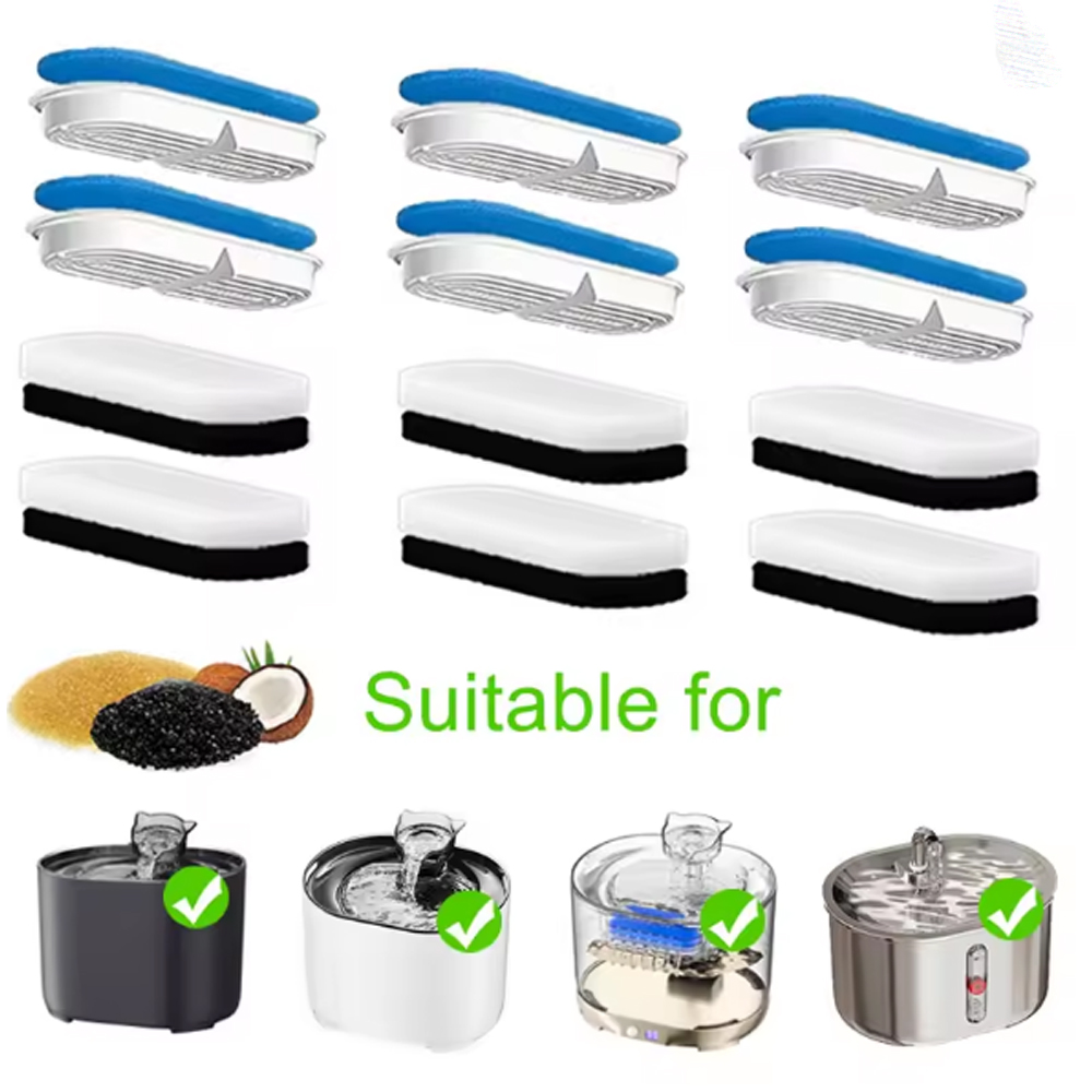 Cat Water Fountain Filter - Filtry zamienne do fontanny dla kota
