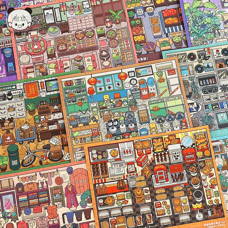 Duży rozmiar 10w1 3D Naklejki  – Pet Supplies Stores recenzja i cena