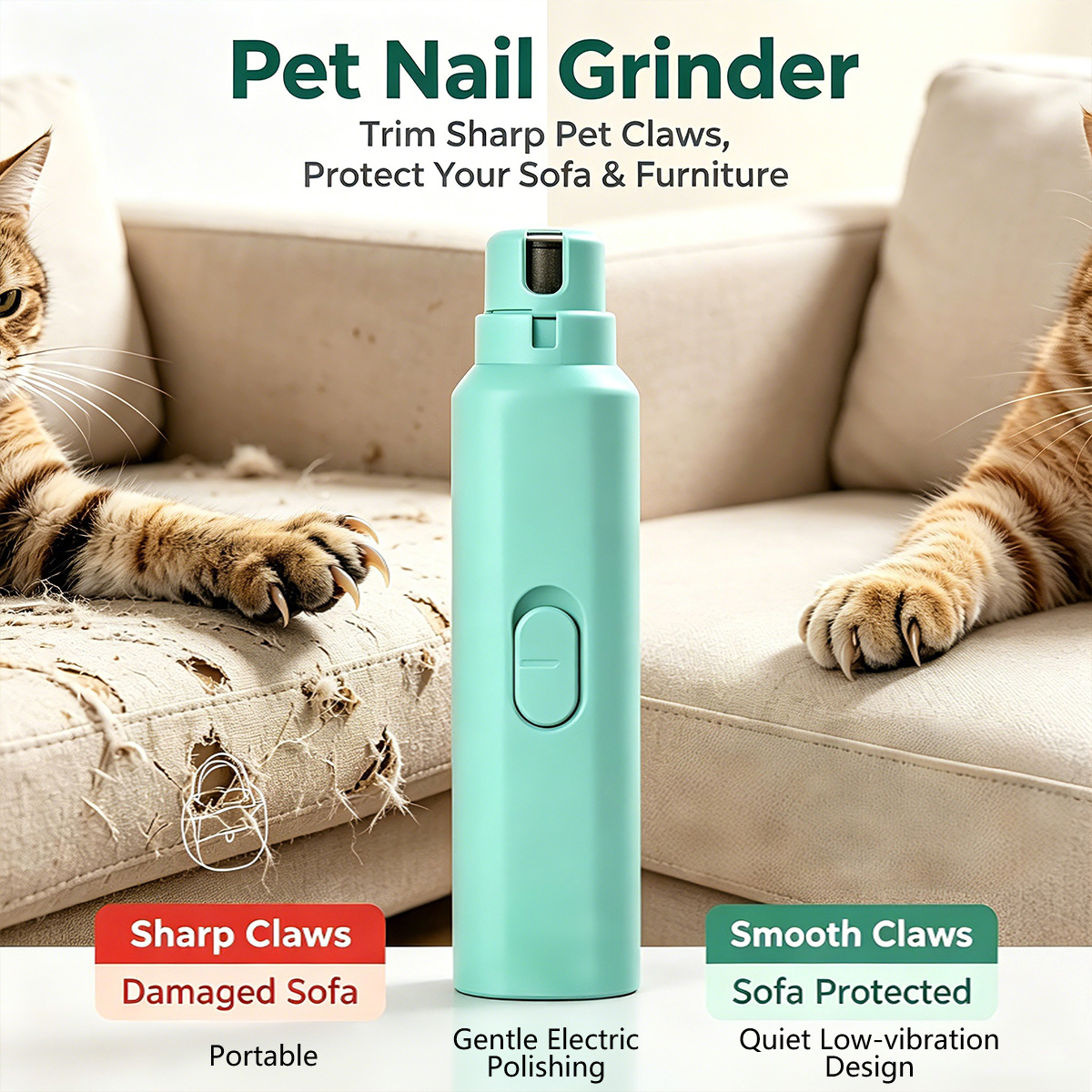 Elektryczny pilnik do pazurów  – Pet Nail Grinder recenzja i cena